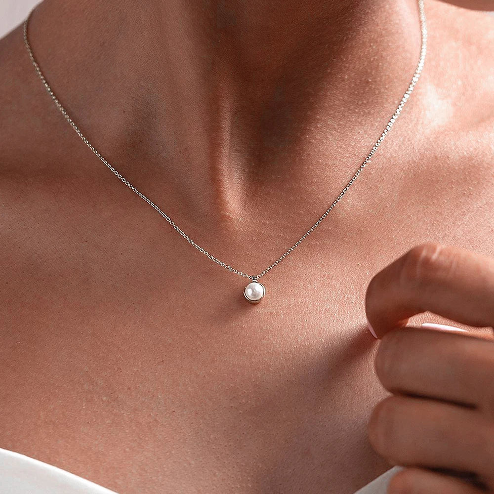 Collier perles d'amour